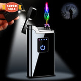 EPibuss Men New Dual Arc Lighter Windproof Flameless  Cigar Lighter