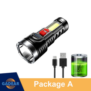 EPibuss High Power  Waterproof LED USB Rechargeable Flashlight