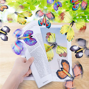 EPibuss Magic Fairy Flying Butterfly Rubber Band Funny Gift for Wedding Birthday Party