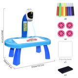 EPibuss Children Led Projector Art Drawing Table Toy