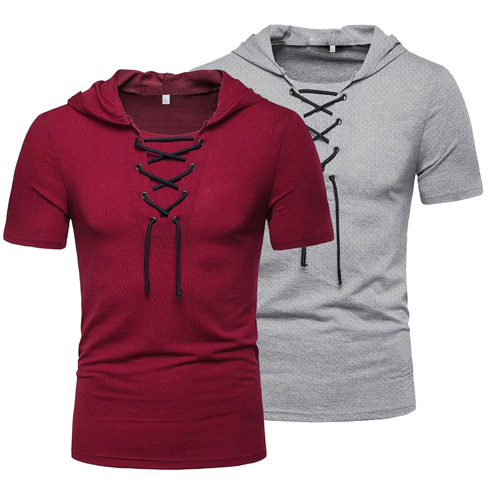 EPibuss New Men Short Sleeve Streetwear Breathable T-Shirt