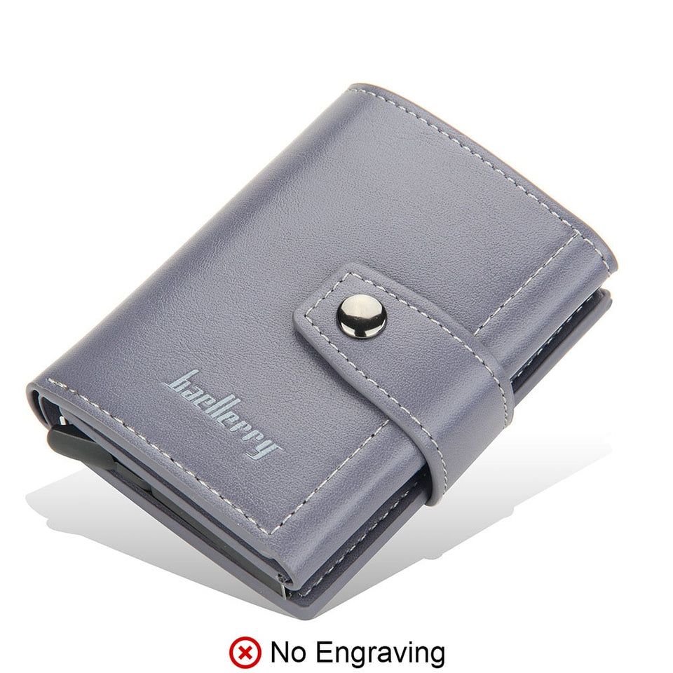 EPibuss Men Carbon Aluminum Credit Card Case Holder Wallet