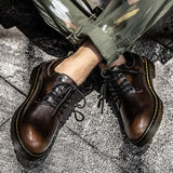 EPibuss Men Casual  Artificial Leather Driving Oxford boot Shoes
