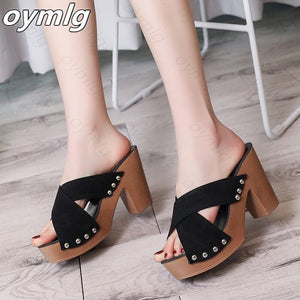 EPibuss Summer Women Sandals High Heel Elegant Ladies Shoes