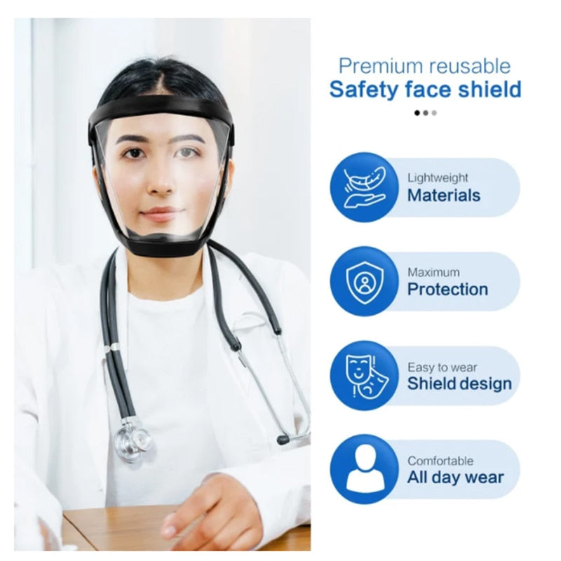 EPibuss Full Face Shield Riding Anti Ultraviolet, Dust, Splash, Rain  Face Mask