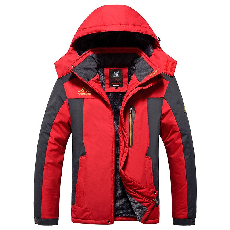 EPibuss Men Winter Windproof Thick Warm Fleece Jacket Coat