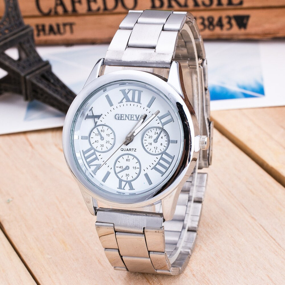 EPibuss Casual Women Quart  Stainless Steel Dress Watches