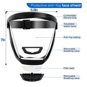 EPibuss Full Face Shield Riding Anti Ultraviolet, Dust, Splash, Rain  Face Mask