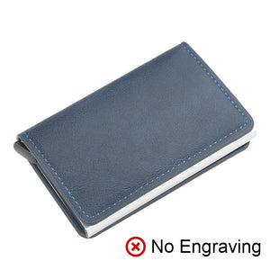 EPibuss Men Carbon Aluminum Credit Card Case Holder Wallet