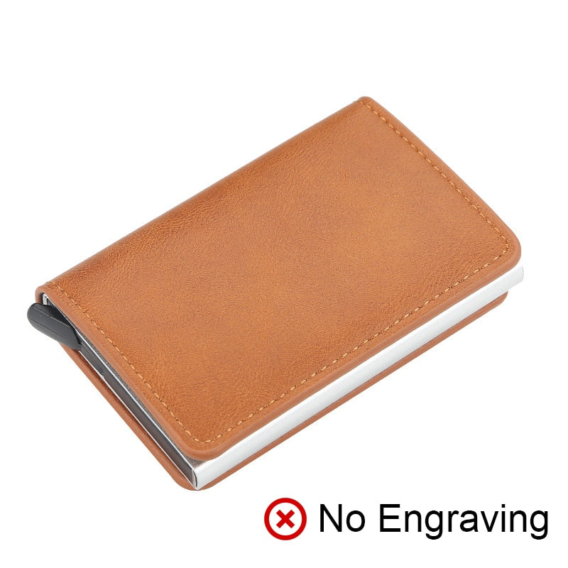 EPibuss Men Carbon Aluminum Credit Card Case Holder Wallet