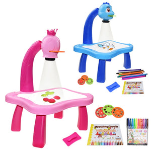 EPibuss Children Led Projector Art Drawing Table Toy