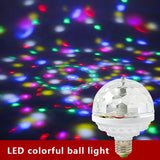 EPibuss Colorful Auto Rotating Lighting For Home Party KTV Disco DJ Ball Light