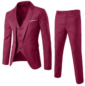 EPibuss Men Two-Piece Light Business Suit