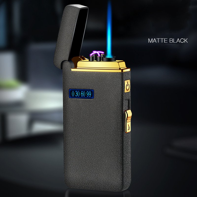 EPibuss Men New Dual Arc Lighter Windproof Flameless  Cigar Lighter