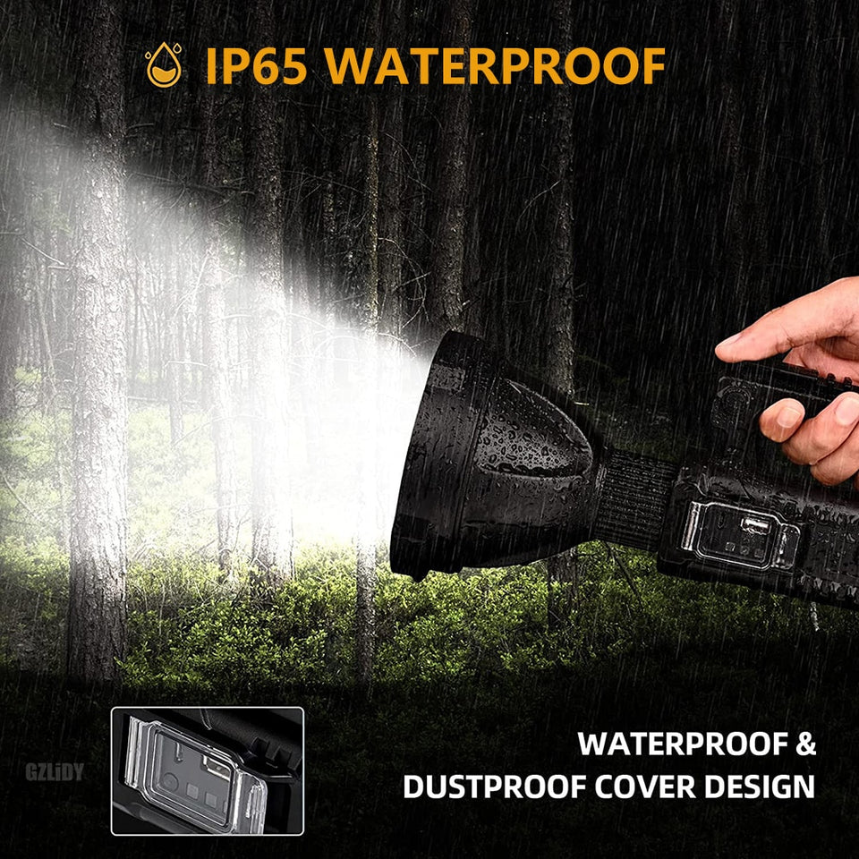 EPibuss High Power  Waterproof LED USB Rechargeable Flashlight