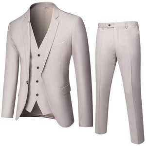 EPibuss Men Two-Piece Light Business Suit