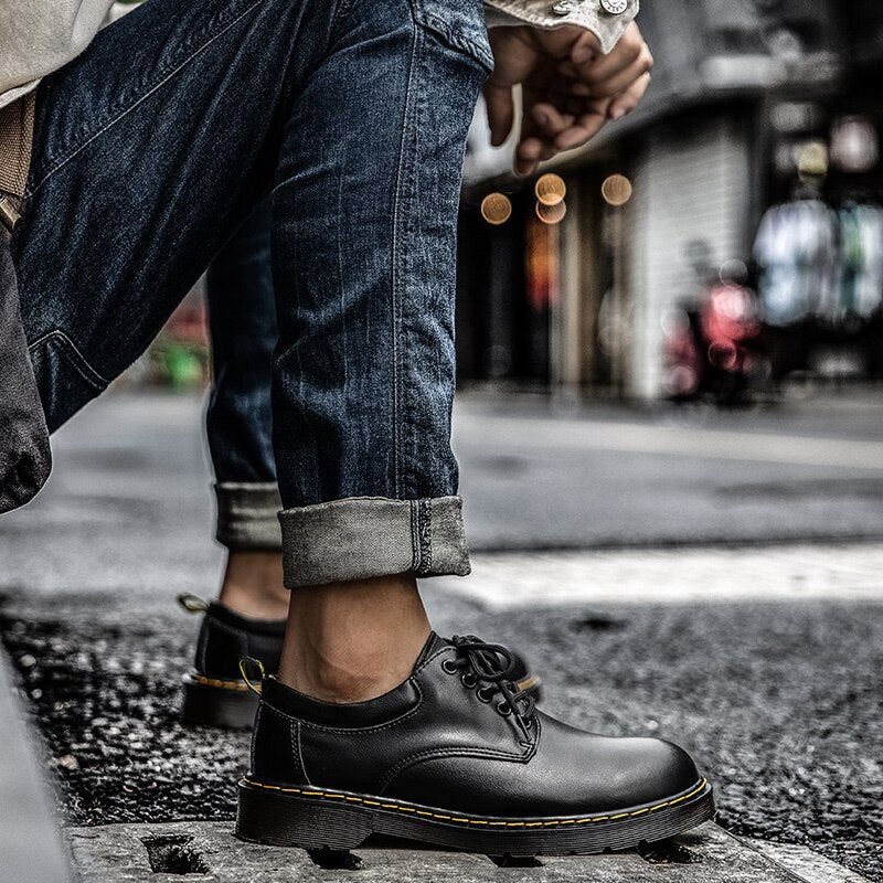 EPibuss Men Casual  Artificial Leather Driving Oxford boot Shoes