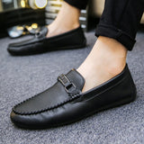 EPibuss Brand Shoes Men Classic Split Leather Loafers Casual Shoes