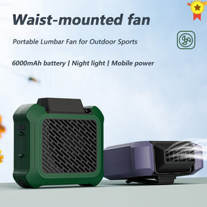 EPibuss Rechargeable battery USB Portable Personal Hanging waist Fan Air Conditioner
