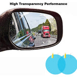 EPibuss 2Pcs/Set Nano Coating Anti Fog Rainproof  Rearview Mirror Film For Car