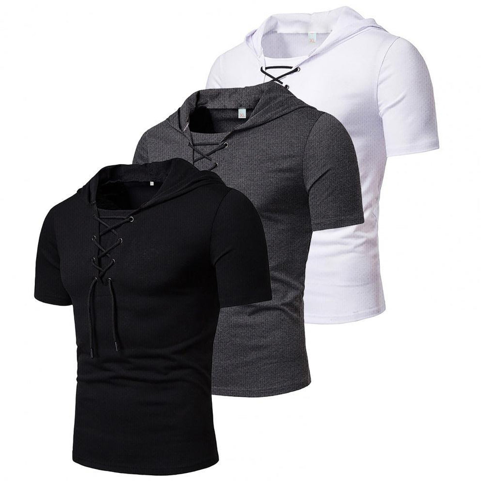 EPibuss New Men Short Sleeve Streetwear Breathable T-Shirt