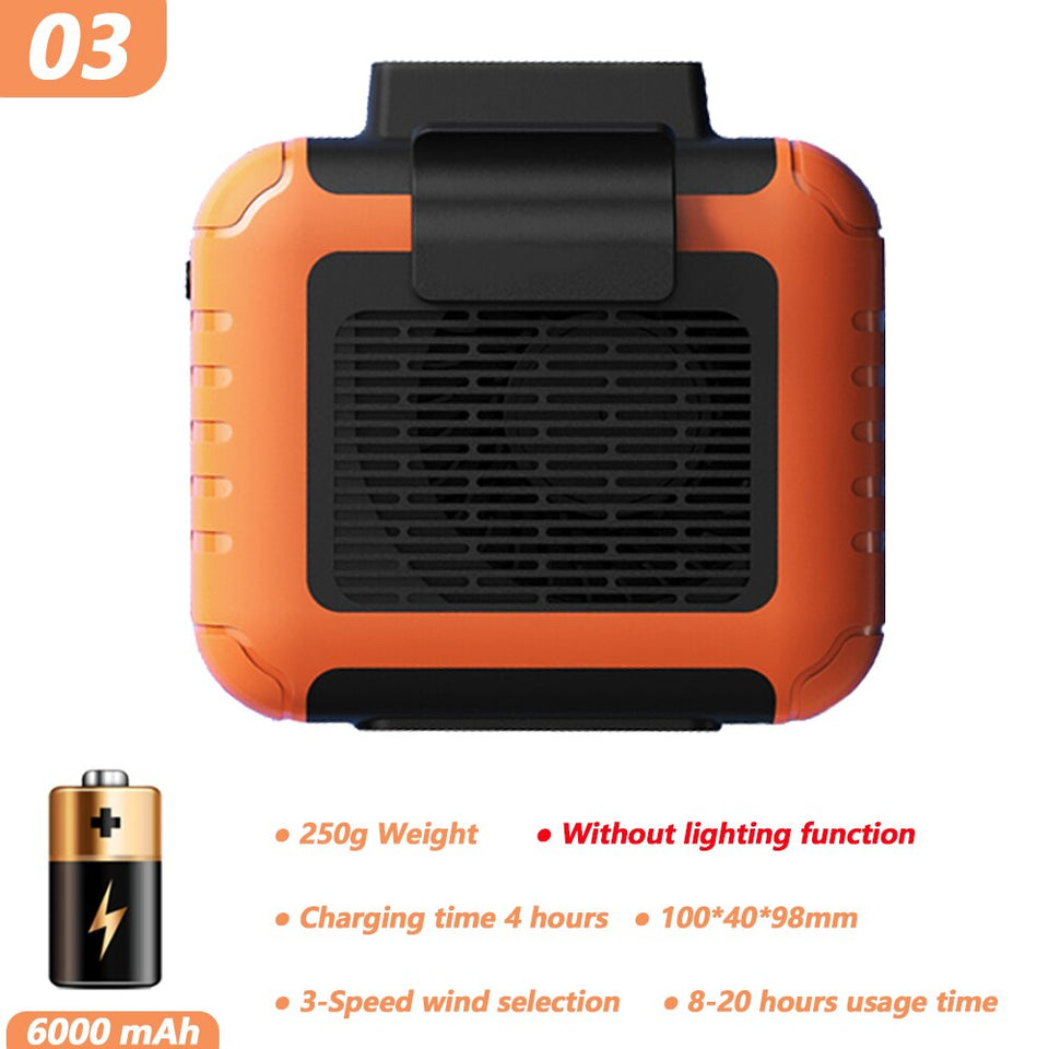 EPibuss Rechargeable battery USB Portable Personal Hanging waist Fan Air Conditioner