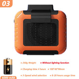 EPibuss Rechargeable battery USB Portable Personal Hanging waist Fan Air Conditioner