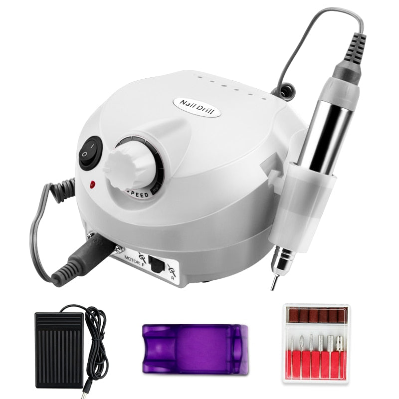 EPibuss 35000/20000 RPM Electric  Drill Machine, Electric Cutter Sets for Pedicure Manicure Nail Tips