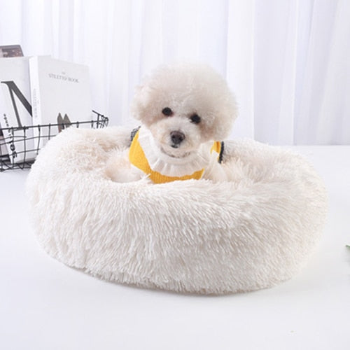 EPibuss Super Cat/Dog  Soft Long Plush Warm Sleeping Nest Bed