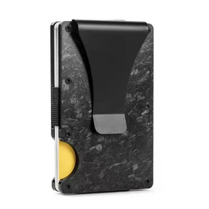 EPibuss Men Slim Ridge Luxury Aluminum Carbon Wallets