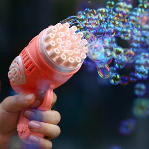 EPibuss Automatic Summer Electric Soap Bubble Blower Machine Gun Toy