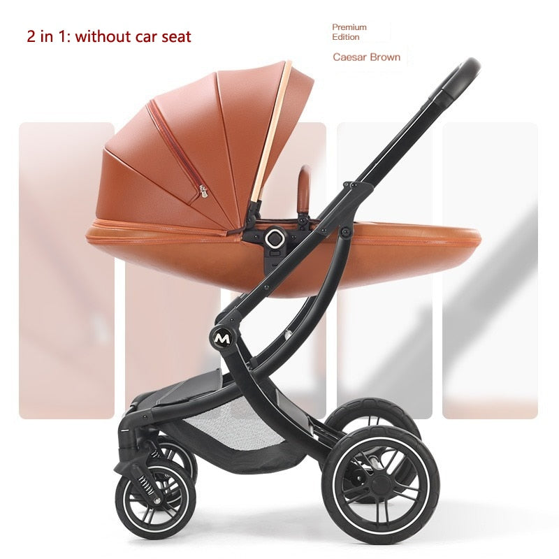 EPibuss Luxury Baby Carriage Stroller 2 in1, 3 In 1 with Car Seat,