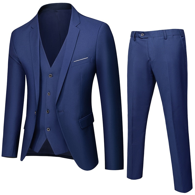 EPibuss Men Two-Piece Light Business Suit