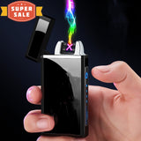 EPibuss Men New Dual Arc Lighter Windproof Flameless  Cigar Lighter