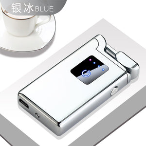 EPibuss Men New Dual Arc Lighter Windproof Flameless  Cigar Lighter