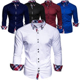 EPibuss Regular Men Business  Long Sleeve Button Up Shirts