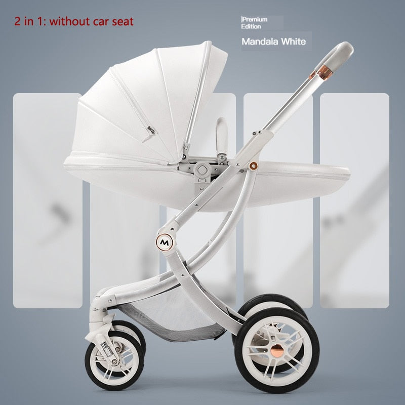 EPibuss Luxury Baby Carriage Stroller 2 in1, 3 In 1 with Car Seat,