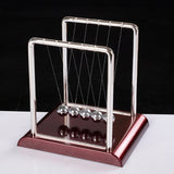 EPibuss Newton Pendulum Teaching Science Cradle Steel Balance for Home Decoration