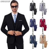 EPibuss Men Business Slim Fit Fashion Formal Suits
