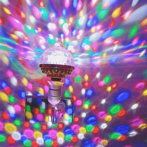 EPibuss Colorful Auto Rotating Lighting For Home Party KTV Disco DJ Ball Light
