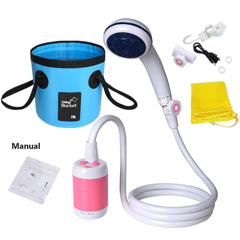 EPibuss Outdoor Portable  Watering Set For Shower/ Hiking/Travel/Car Washing Camping Equipment